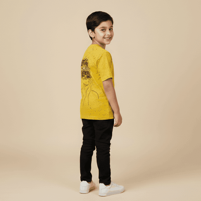 Yellow Chaos Vibe T Shirt