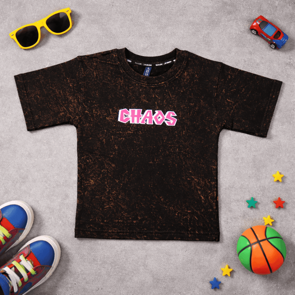 Black Chaos Vibe T Shirt - Image 2