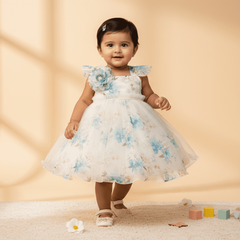 Floral Breeze Party Frock