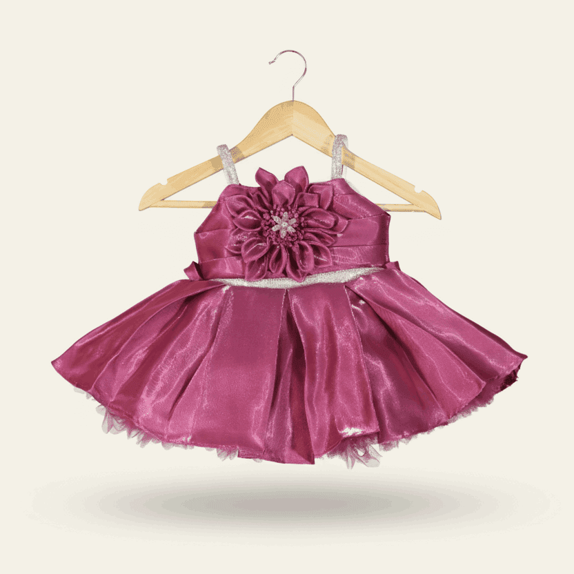 Blush Petals Party Frock - Image 2