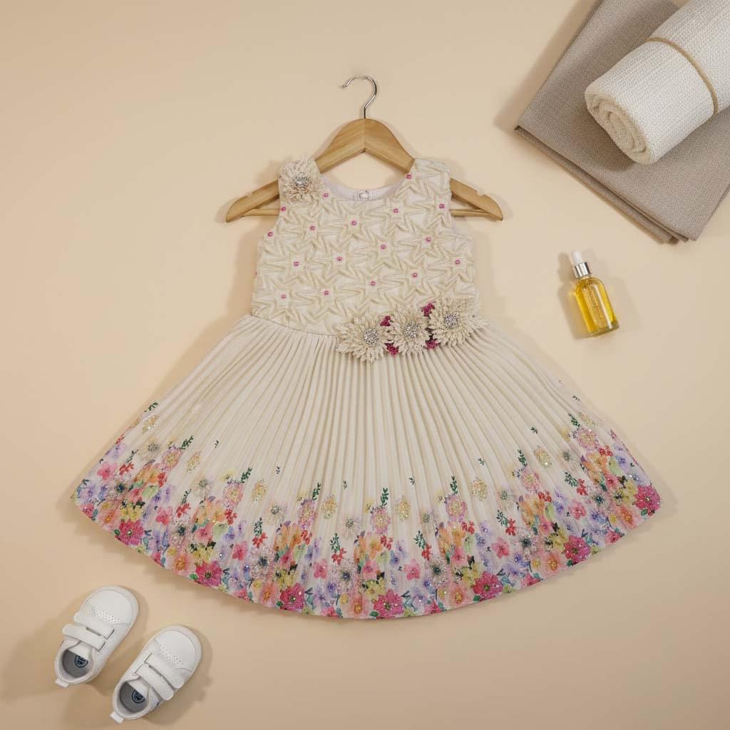 Garden Pleats Party Frock - Image 2