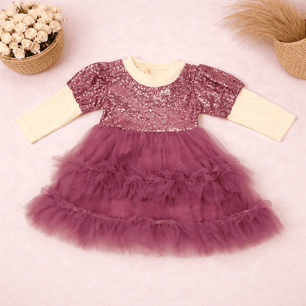 Glitter Rose Party Frock - Image 2