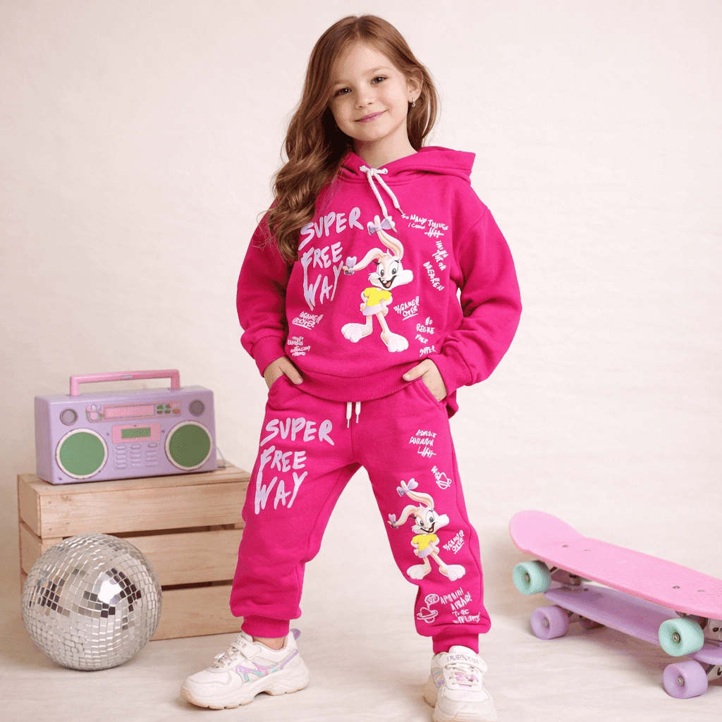 Pink Hoodie Co-Ord Set