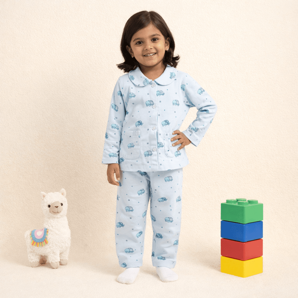 Girls Cotton Night Suit